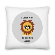 Load image into Gallery viewer, I Can't Wait - Pillow Skip The Distance, Inc, In The Size 22x22