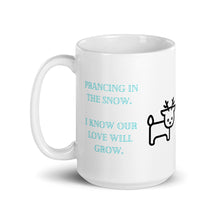 Load image into Gallery viewer, Prancing In The Snow - Skip The Distance, Inc, Snow Mug