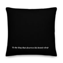 Load image into Gallery viewer, King Pillow - Black - Skip The Distance, Inc