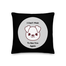 Load image into Gallery viewer, I Want To See You Again - Skip The Distance, Inc I Want To See You Again - Skip The Distance, Inc pillow gift idea for couples. Size 18x18