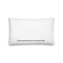 Load image into Gallery viewer, Queen Pillow - White - Skip The Distance, Inc available in size 20x12

