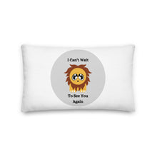 Load image into Gallery viewer, I Can't Wait - Pillow Skip The Distance, Inc, In The Size 20x12