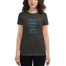 Load image into Gallery viewer, Infinite - Women's Short Sleeve T-Shirt - Skip The Distance, Inc