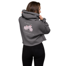 Load image into Gallery viewer, Four Kisses - Women's Cropped Hoodie - Skip The Distance, Inc