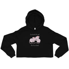 Load image into Gallery viewer, Four Kisses - Women's Cropped Hoodie - Skip The Distance, Inc