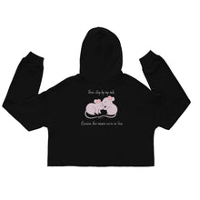 Load image into Gallery viewer, Four Kisses - Women's Cropped Hoodie - Skip The Distance, Inc