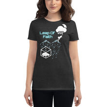 Load image into Gallery viewer, Leap Of Faith - Women's Short Sleeve T-Shirt - Skip The Distance, Inc