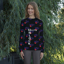 Load image into Gallery viewer, Drawn To You - Women's Rash Guard - Skip The Distance, Inc