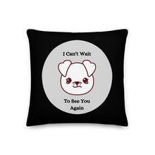 Load image into Gallery viewer, I Want To See You Again - Skip The Distance, Inc I Want To See You Again - Skip The Distance, Inc pillow gift idea for couples. Size 18x18