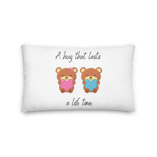 Load image into Gallery viewer, A Life Time - Skip The Distance, Inc pillow in the size 20x12 for couples