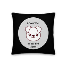 Load image into Gallery viewer, I Want To See You Again - Skip The Distance, Inc I Want To See You Again - Skip The Distance, Inc pillow gift idea for couples. Size 18x18