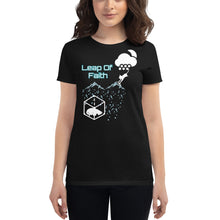 Load image into Gallery viewer, Leap Of Faith - Women's Short Sleeve T-Shirt - Skip The Distance, Inc