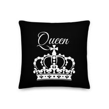 Load image into Gallery viewer, Queen Pillow - Black - Skip The Distance, Inc Available in the size 18x18.