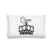 Load image into Gallery viewer, Queen Pillow - White - Skip The Distance, Inc available in size 20x12
