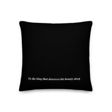 Load image into Gallery viewer, King Pillow - Black - Skip The Distance, Inc