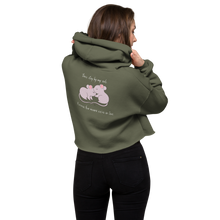 Load image into Gallery viewer, Four Kisses - Women's Cropped Hoodie - Skip The Distance, Inc
