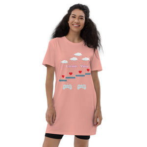 I love You Women's - T-Shirt Dress - Skip The Distance, Inc