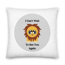 Load image into Gallery viewer, I Can't Wait - Pillow Skip The Distance, Inc, In The Size 22x22