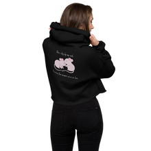 Load image into Gallery viewer, Four Kisses - Women's Cropped Hoodie - Skip The Distance, Inc