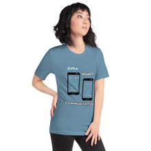 Load image into Gallery viewer, Open And Honest - Women's Short-Sleeve T-Shirt - Skip The Distance, Inc