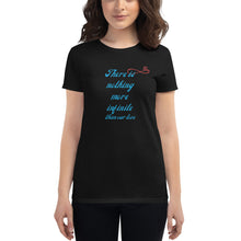 Load image into Gallery viewer, Infinite - Women's Short Sleeve T-Shirt - Skip The Distance, Inc