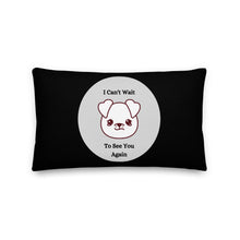 Load image into Gallery viewer, I Want To See You Again - Skip The Distance, Inc I Want To See You Again - Skip The Distance, Inc pillow gift idea for couples. Size 20x12