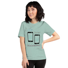 Load image into Gallery viewer, Open And Honest - Women's Short-Sleeve T-Shirt - Skip The Distance, Inc