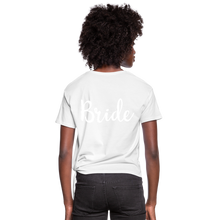 Load image into Gallery viewer, Custom - Women&#39;s Knotted T-Shirt - Skip The Distance, Inc
