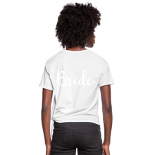 Load image into Gallery viewer, Custom - Women's Knotted T-Shirt - Skip The Distance, Inc
