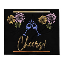Load image into Gallery viewer, Fireworks & Cheers - Throw Blanket - Skip The Distance