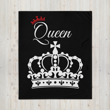 Load image into Gallery viewer, Queen Throw Blanket - Black - Skip The Distance
