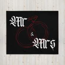 Load image into Gallery viewer, Mr and Mrs - Throw Blanket - Skip The Distance