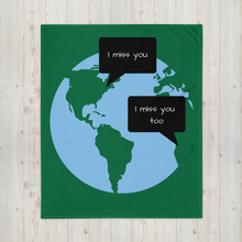 Load image into Gallery viewer, I Miss You - Throw Blanket - Skip The Distance