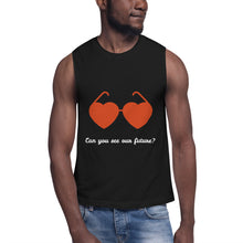 Load image into Gallery viewer, Men&#39;s Muscle Shirt Black | Skip The Distance
