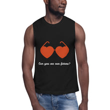 Load image into Gallery viewer, Men's Muscle Shirt Black | Skip The Distance
