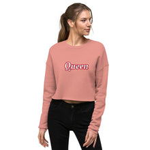 Load image into Gallery viewer, Queen Of Hearts - Women's Cropped Sweatshirt - Skip The Distance, Inc