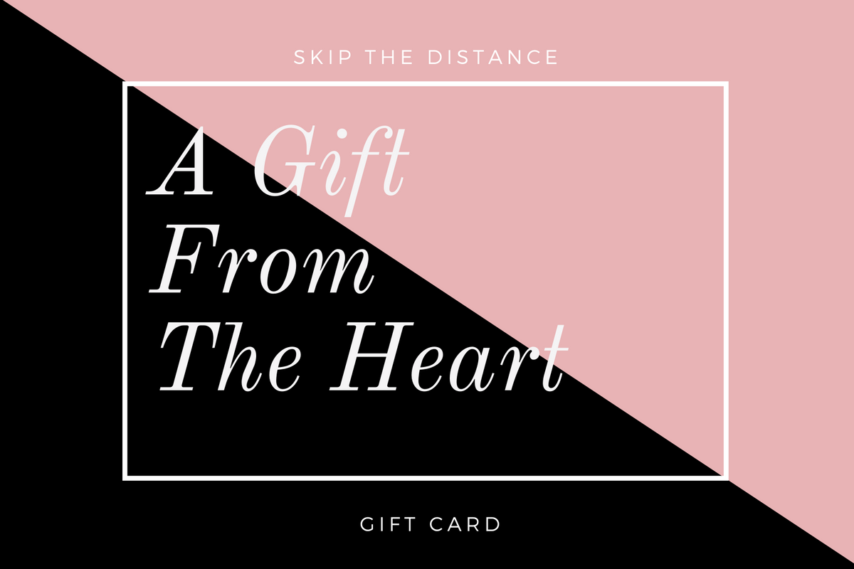 Skip Gift Card Example Skip The Distance Gift Card ǀ Skip The Distance