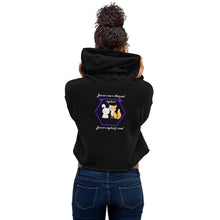 Load image into Gallery viewer, Iconic - Women&#39;s Cropped Hoodie - Skip The Distance, Inc
