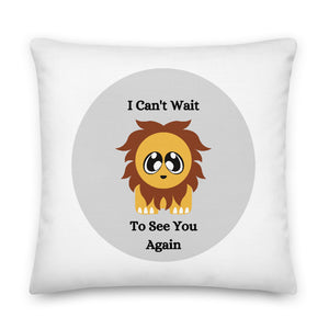 I Can't Wait - Pillow Skip The Distance, Inc, In The Size 22x22