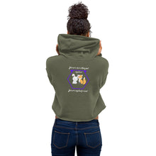 Load image into Gallery viewer, Iconic - Women&#39;s Cropped Hoodie - Skip The Distance, Inc
