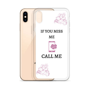 If You Miss Me - iPhone Case - Skip The Distance, Inc