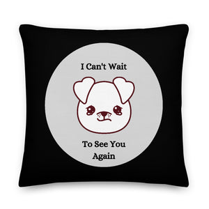I Want To See You Again - Skip The Distance, Inc I Want To See You Again - Skip The Distance, Inc pillow gift idea for couples. Size 22x22