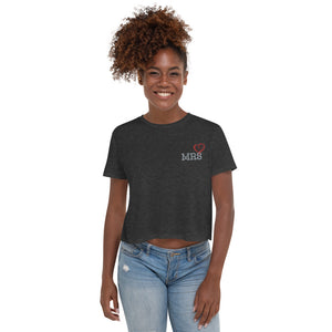 Mrs Heart - Women's Cropped  T-Shirt - Skip The Distance, Inc