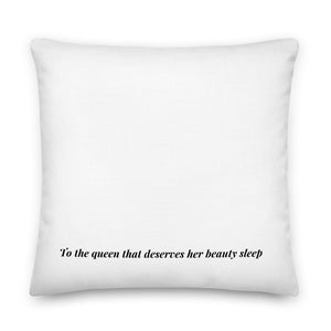 Queen Pillow - White - Skip The Distance, Inc available in size 22x22