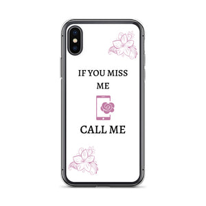 If You Miss Me - iPhone Case - Skip The Distance, Inc