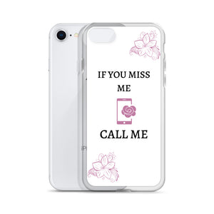 If You Miss Me - iPhone Case - Skip The Distance, Inc