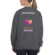 Load image into Gallery viewer, A Colored Heart - Women&#39;s Sweater - Skip The Distance, Inc
