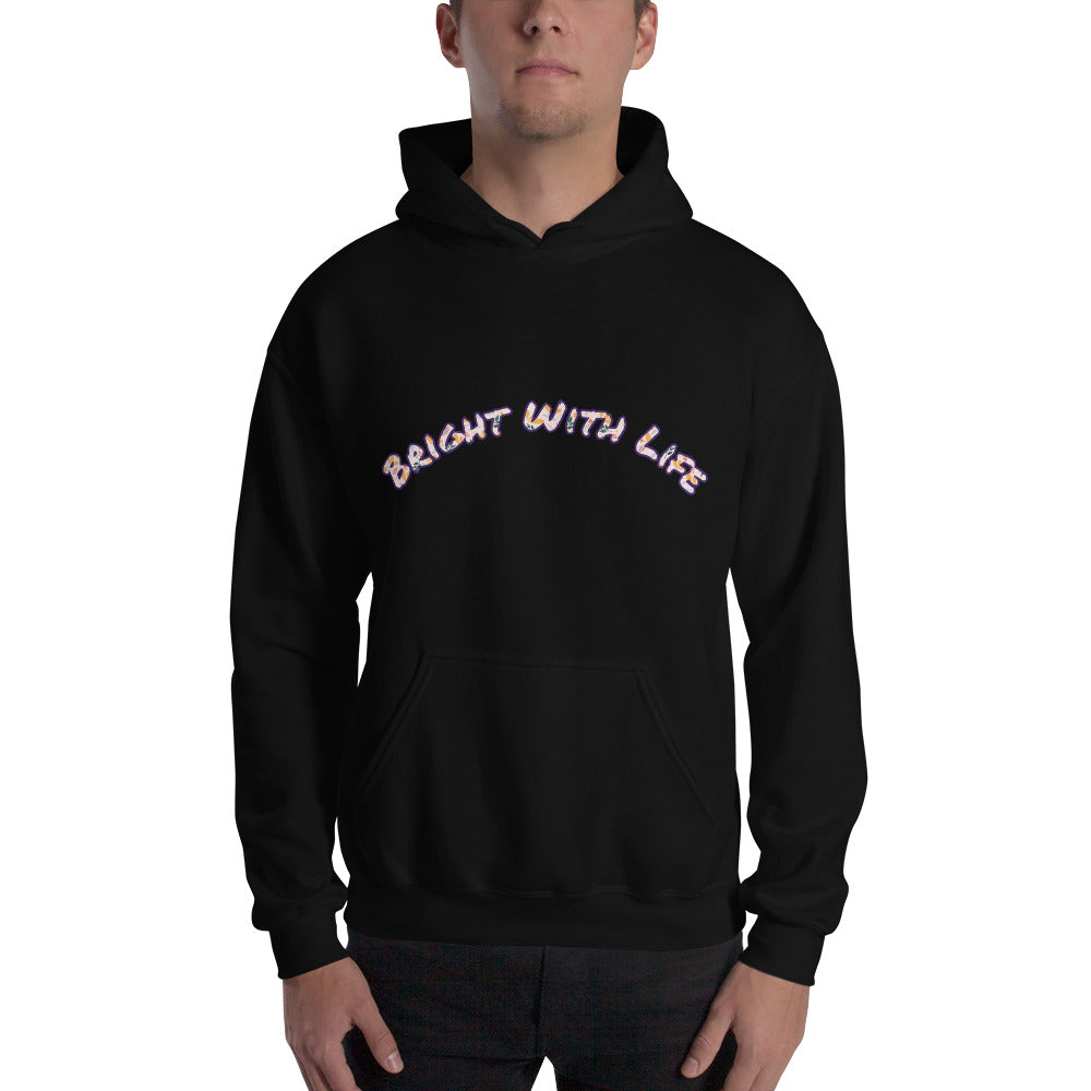 Bright With Life - Men's Hoodie - Skip The Distance, Inc
