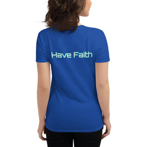 Leap Of Faith - Women's Short Sleeve T-Shirt - Skip The Distance, Inc