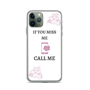 If You Miss Me - iPhone Case - Skip The Distance, Inc